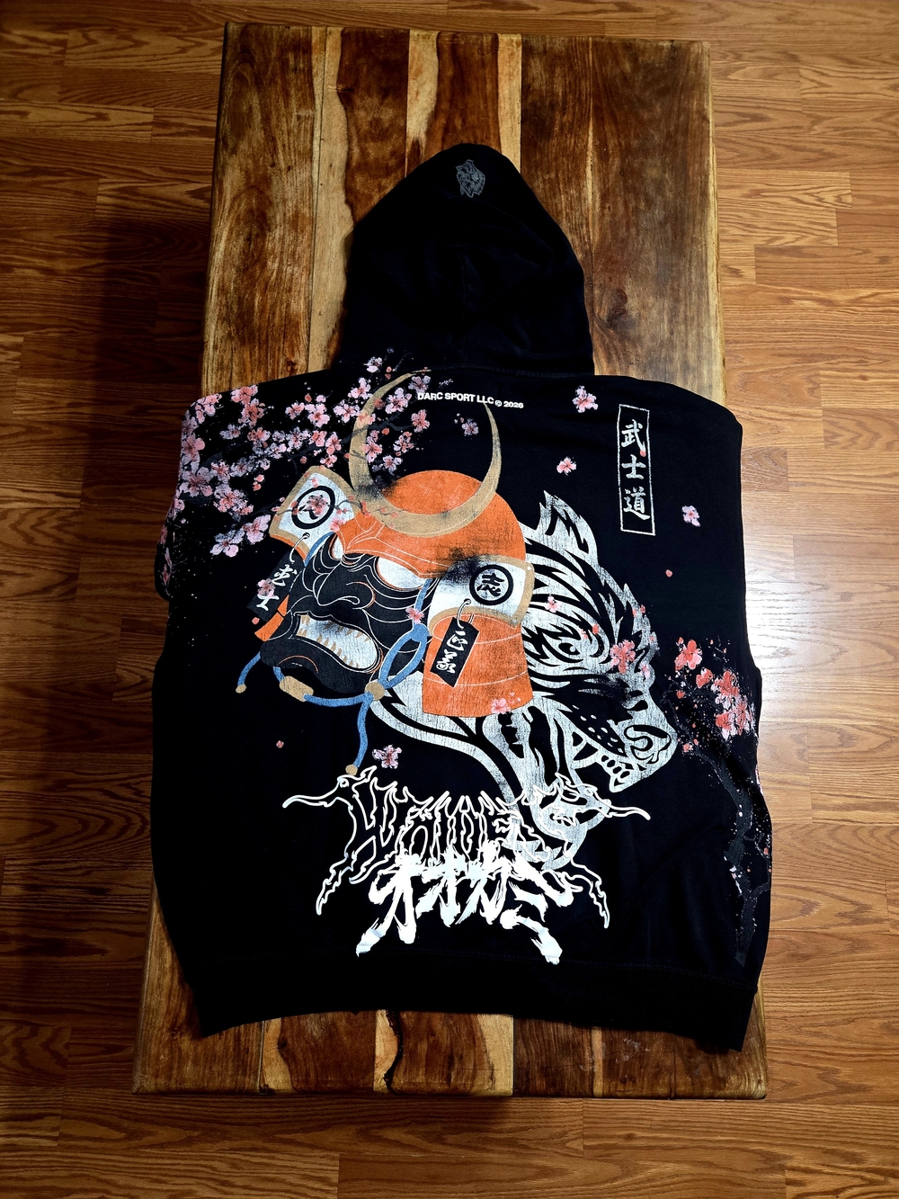 Darc Sport "Samurai and The Wolf" Pierce Hoodie. Bushido Ch. 2 - Size XL